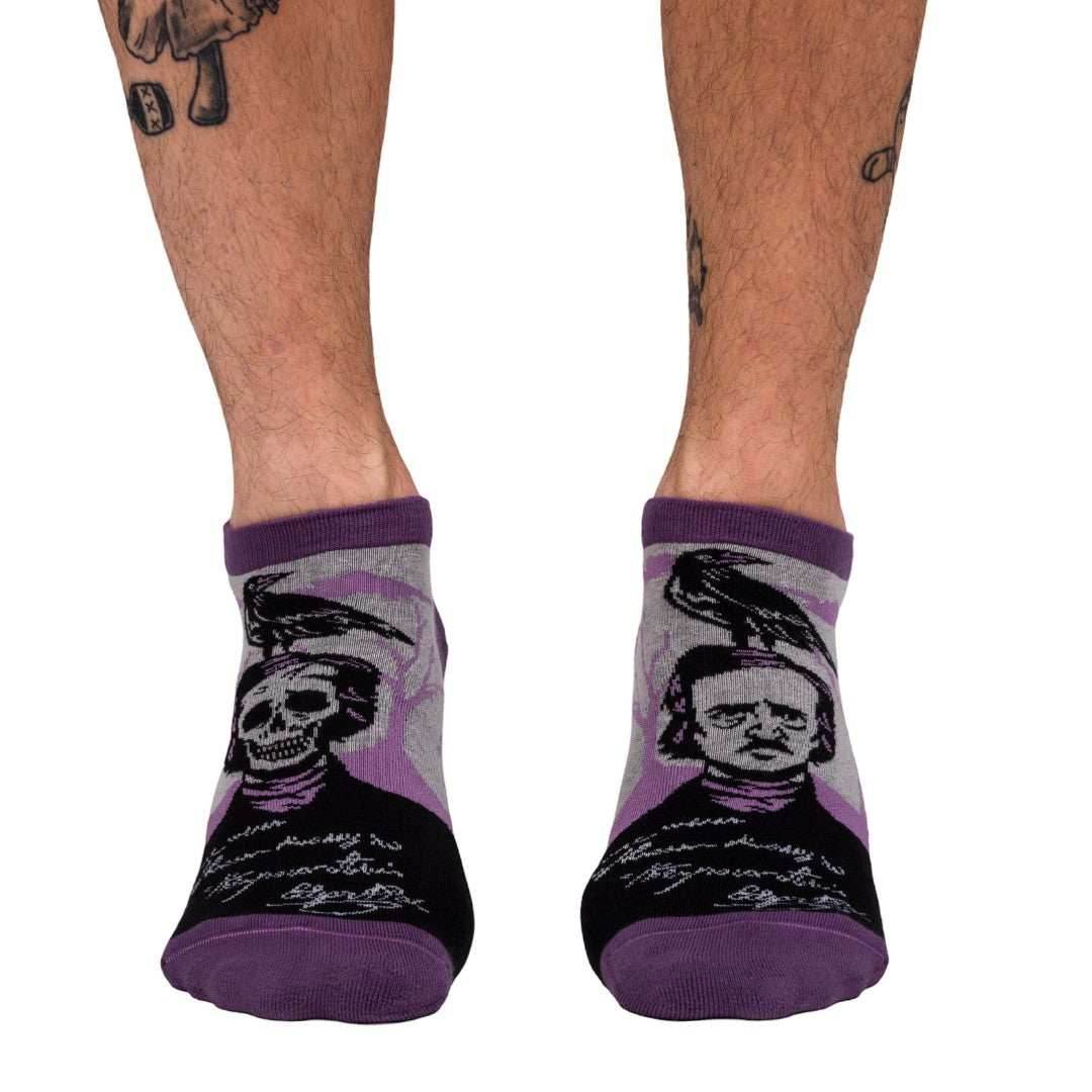 The Raven Poe Ankle Socks - 