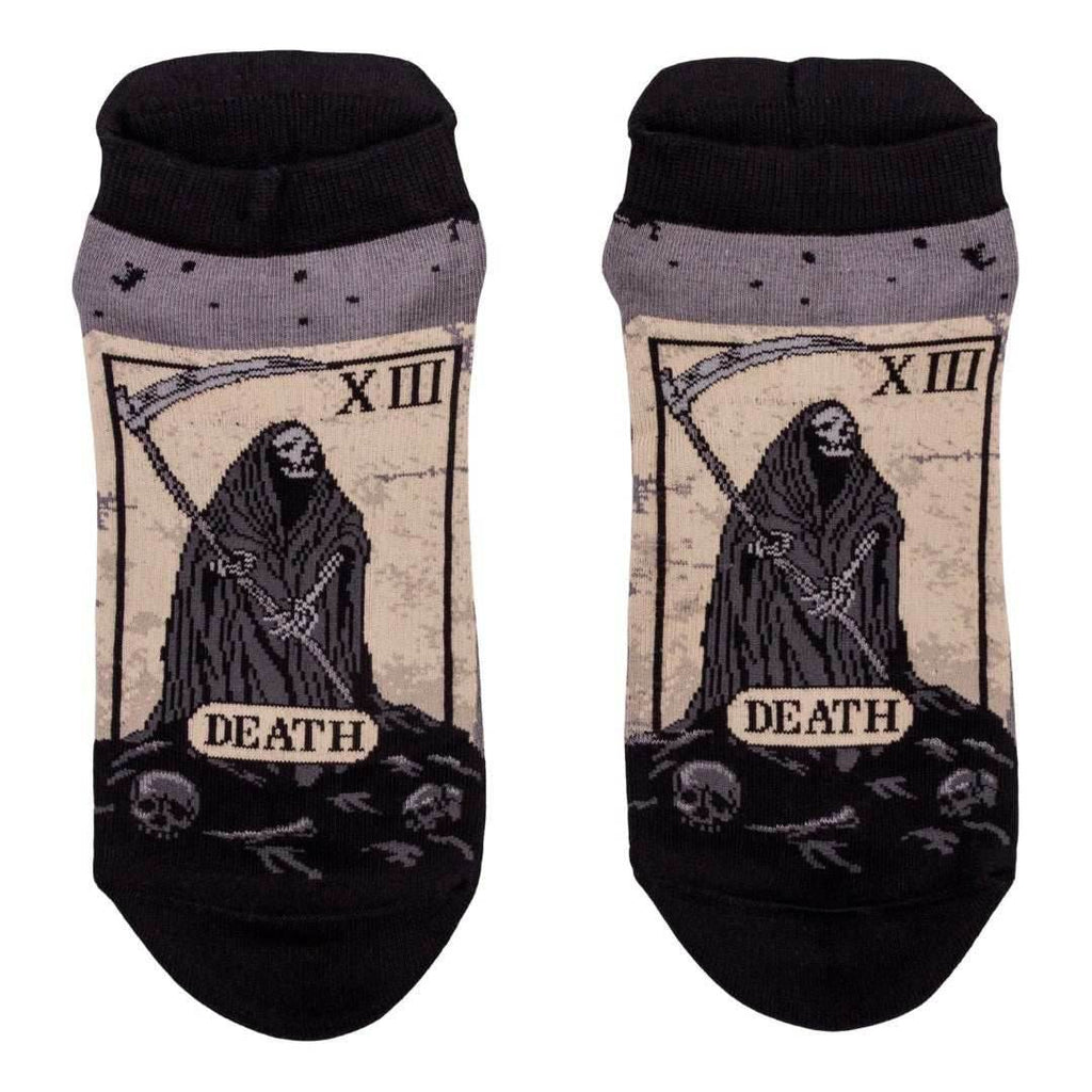 Death Tarot Card Ankle and Crew Sock Pack | 2 Designs - 