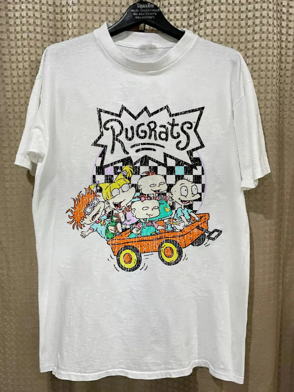 Rugrats Wagon White Tee
