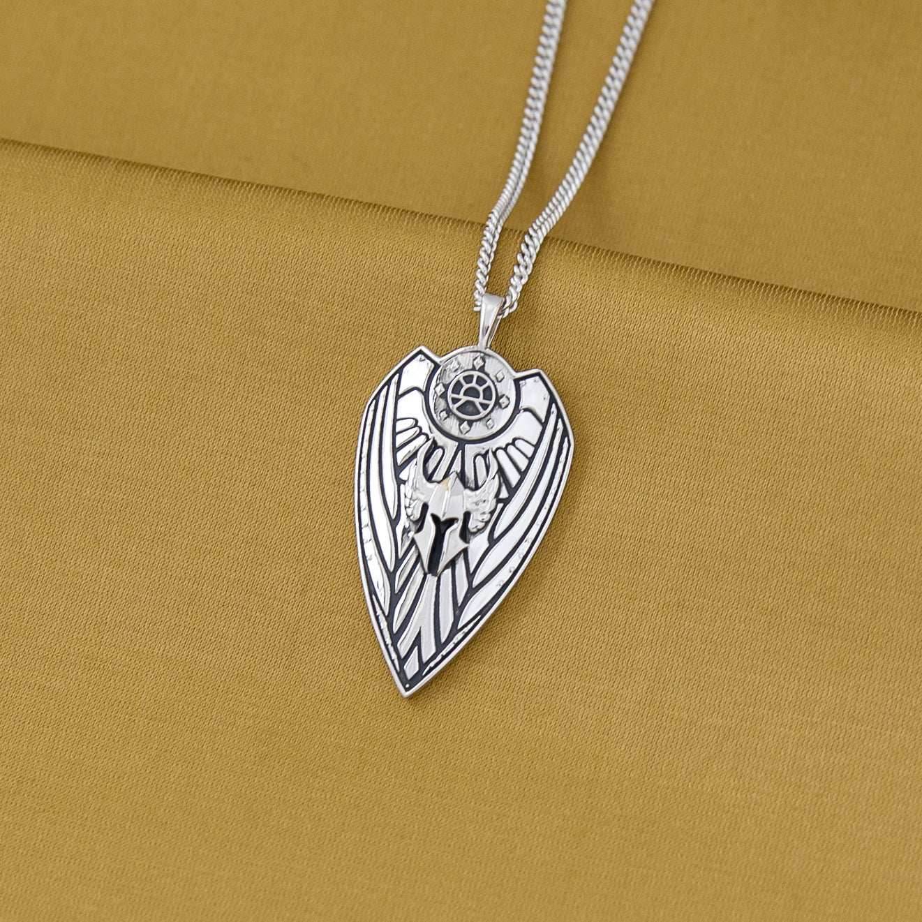 Dungeons and Dragons X RockLove Paladin Shield Necklace - 