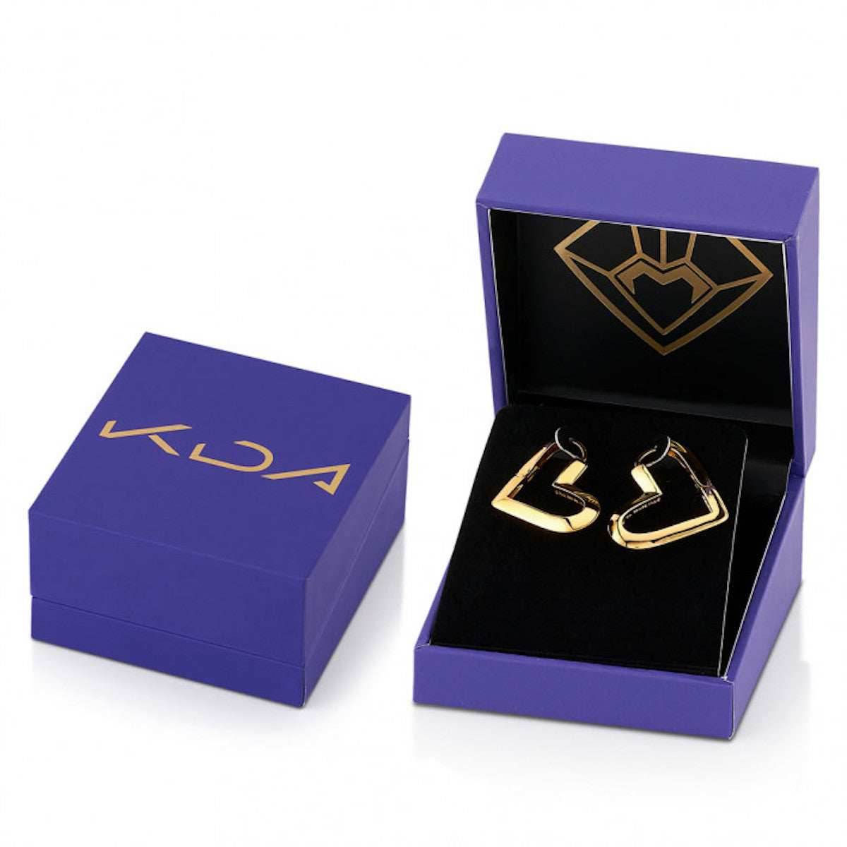 League of Legends X RockLove KDA Ahri Heart Hoop Earrings - 