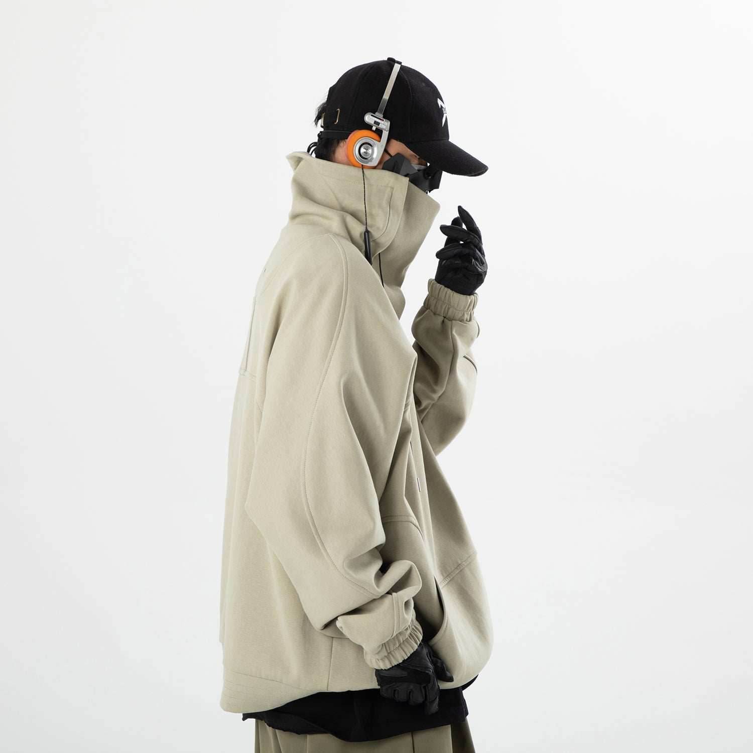HiH49 Precision High Neck Olive Sweater - M