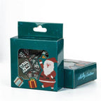 Green/Red Christmas Dice w/White Presents Trees Snowman Holiday Festive - 