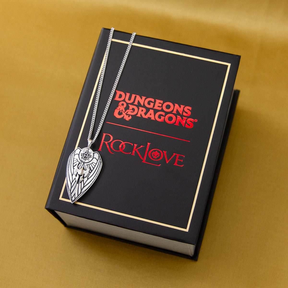 Dungeons and Dragons X RockLove Paladin Shield Necklace - 