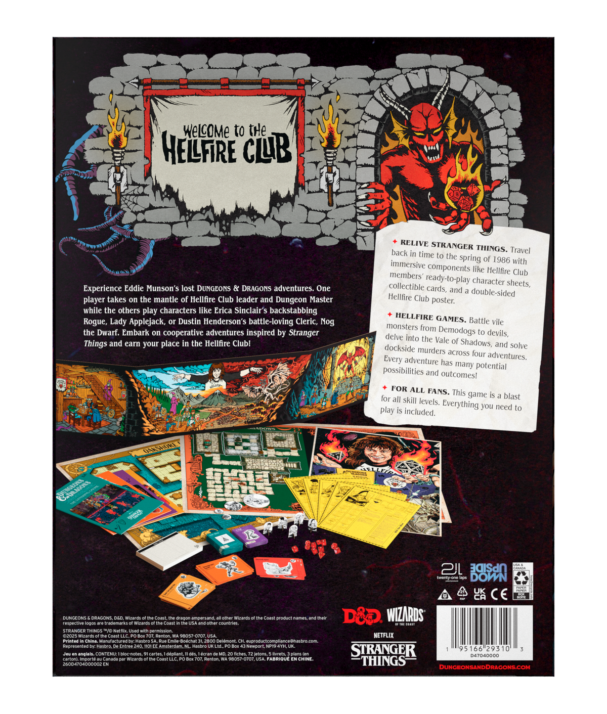 Dungeons & Dragons: Stranger Things - Welcome to the Hellfire Club Box Set