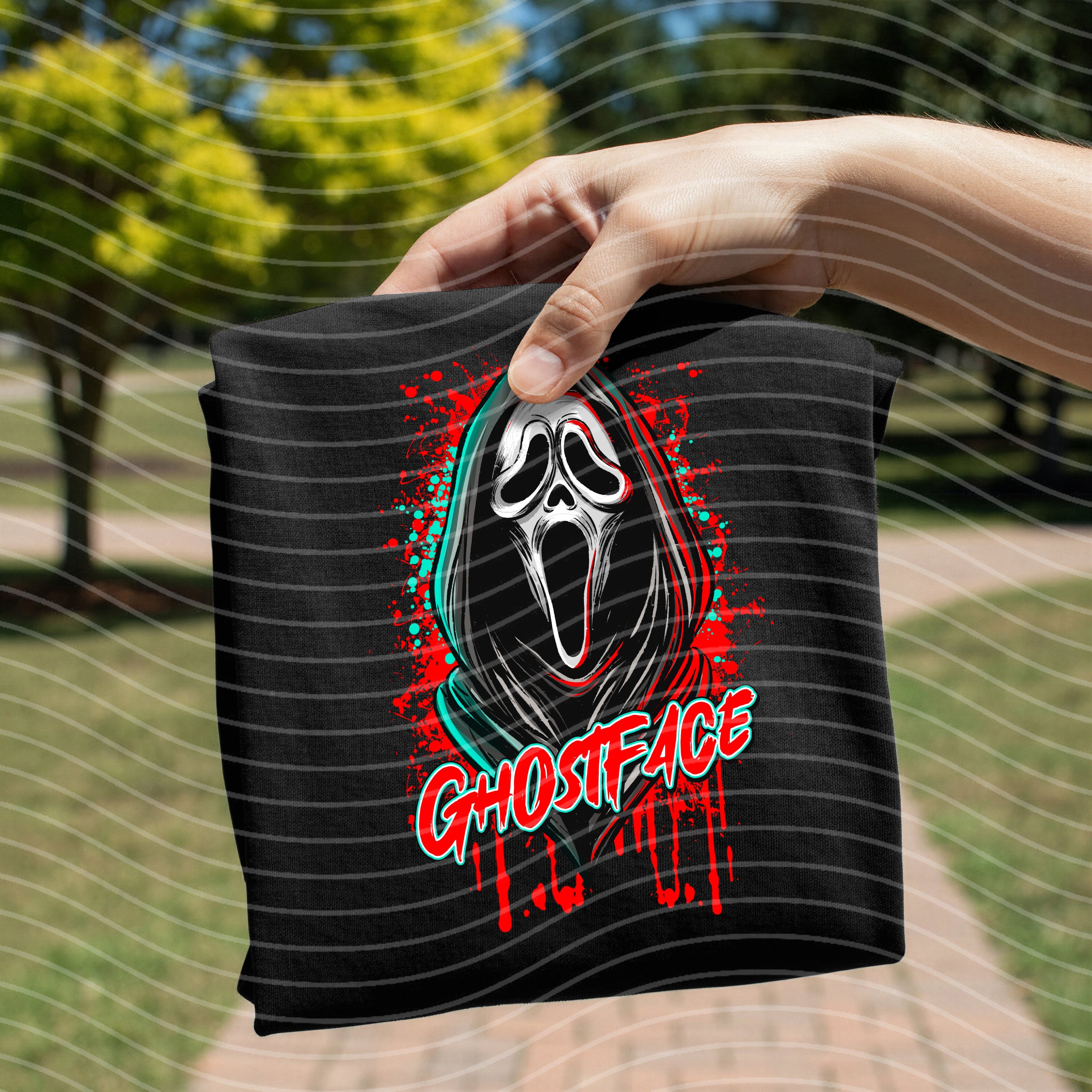 Ghostface Slice and Dice Graphic Tee