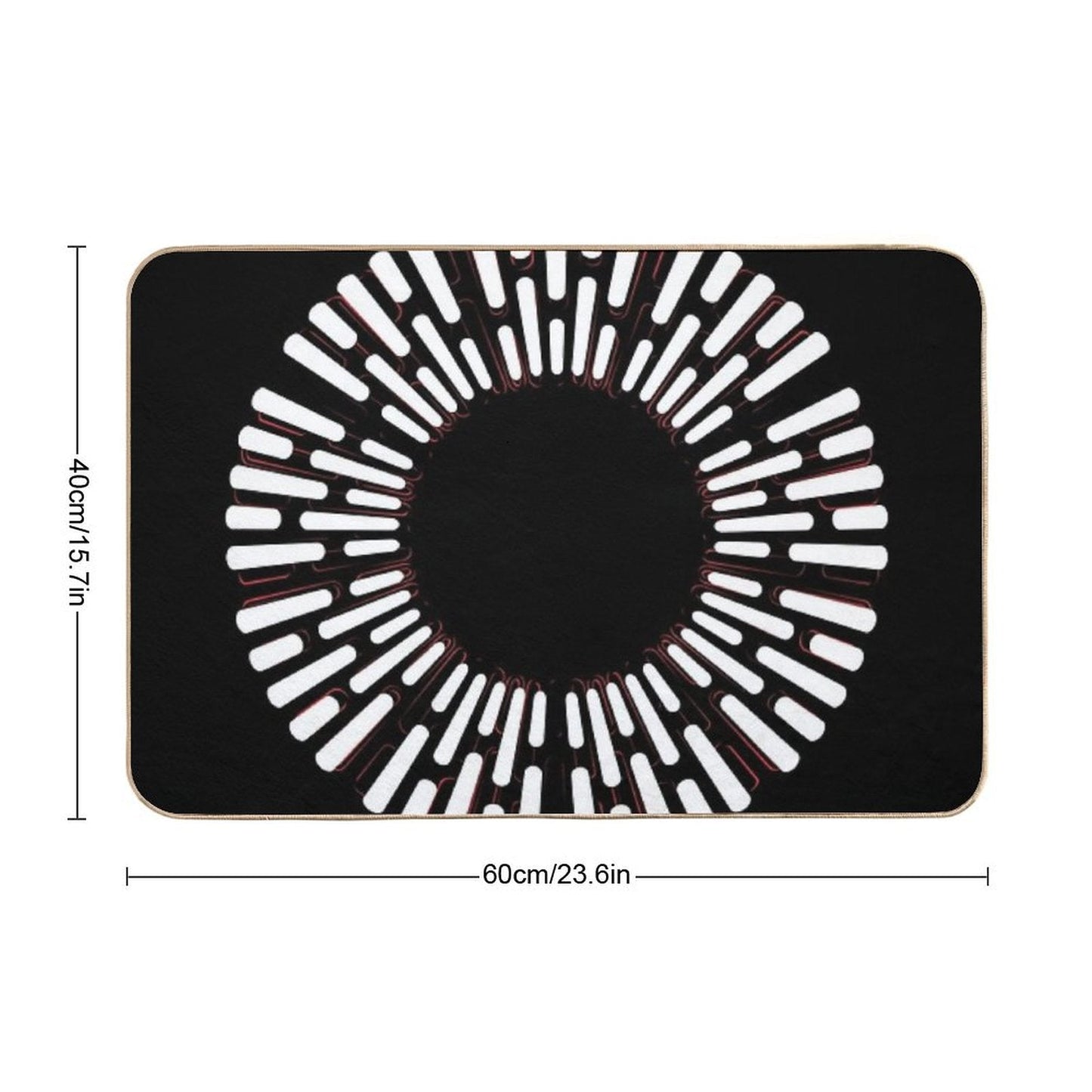 Death Star Lighting Bath Mat
