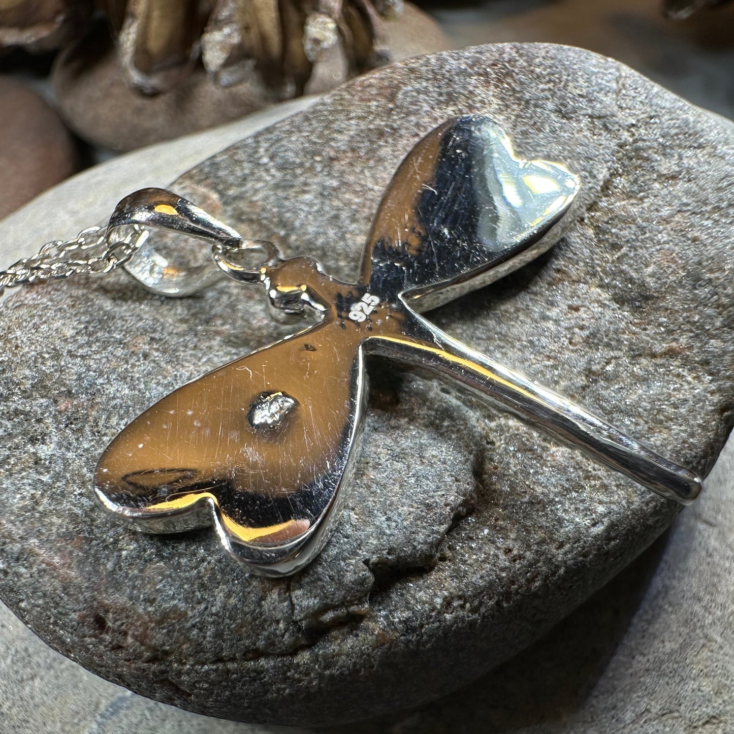 Shimmering Dragonfly Necklace