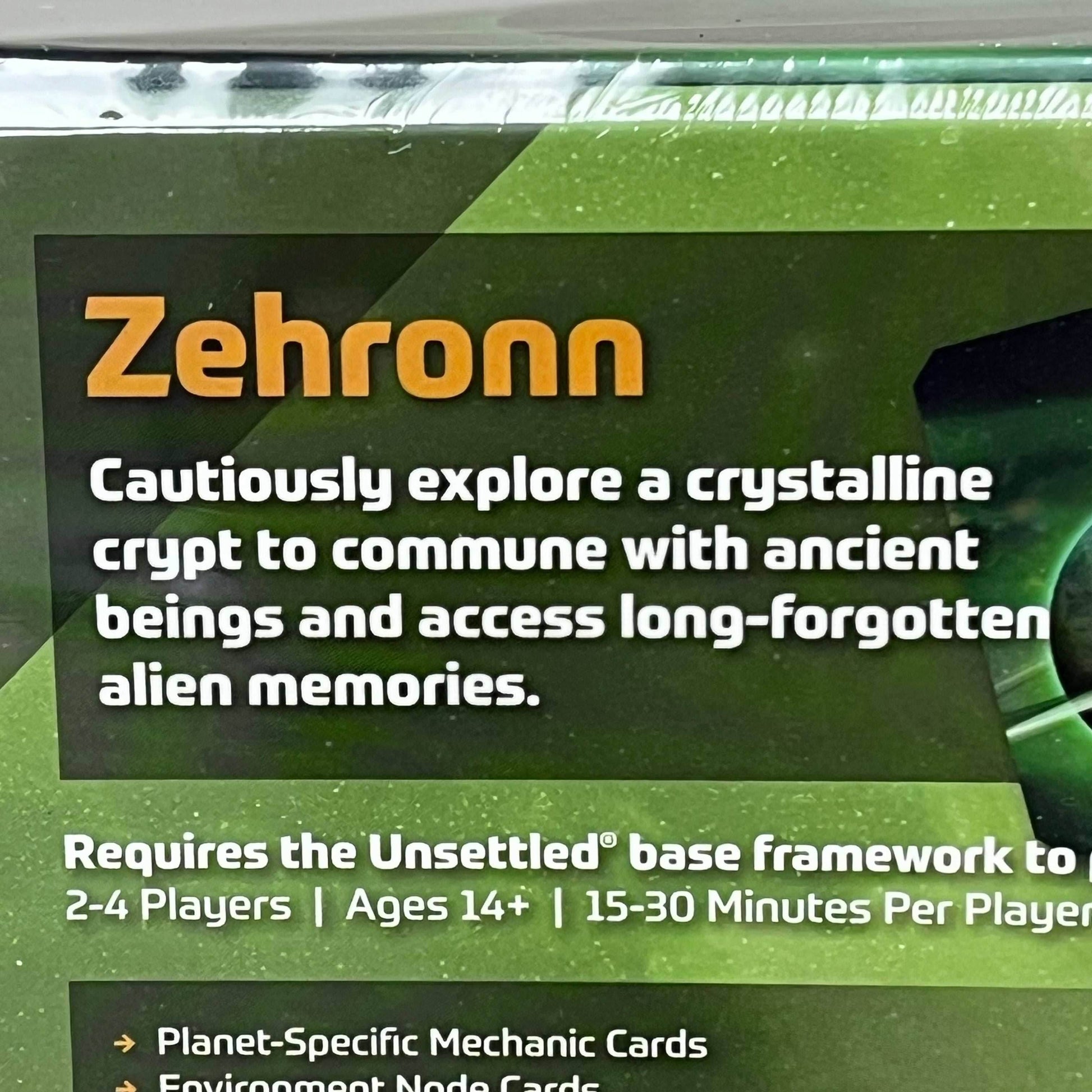 ORANGE NEBULA Unsettled Planet 003 Zehronn Card Game 2-4 Players 14+Ages ONB0203 - 