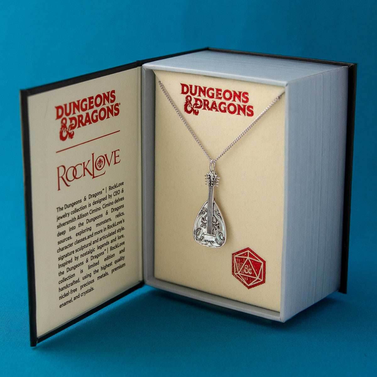Dungeons and Dragons X RockLove Bard Lute Necklace - 