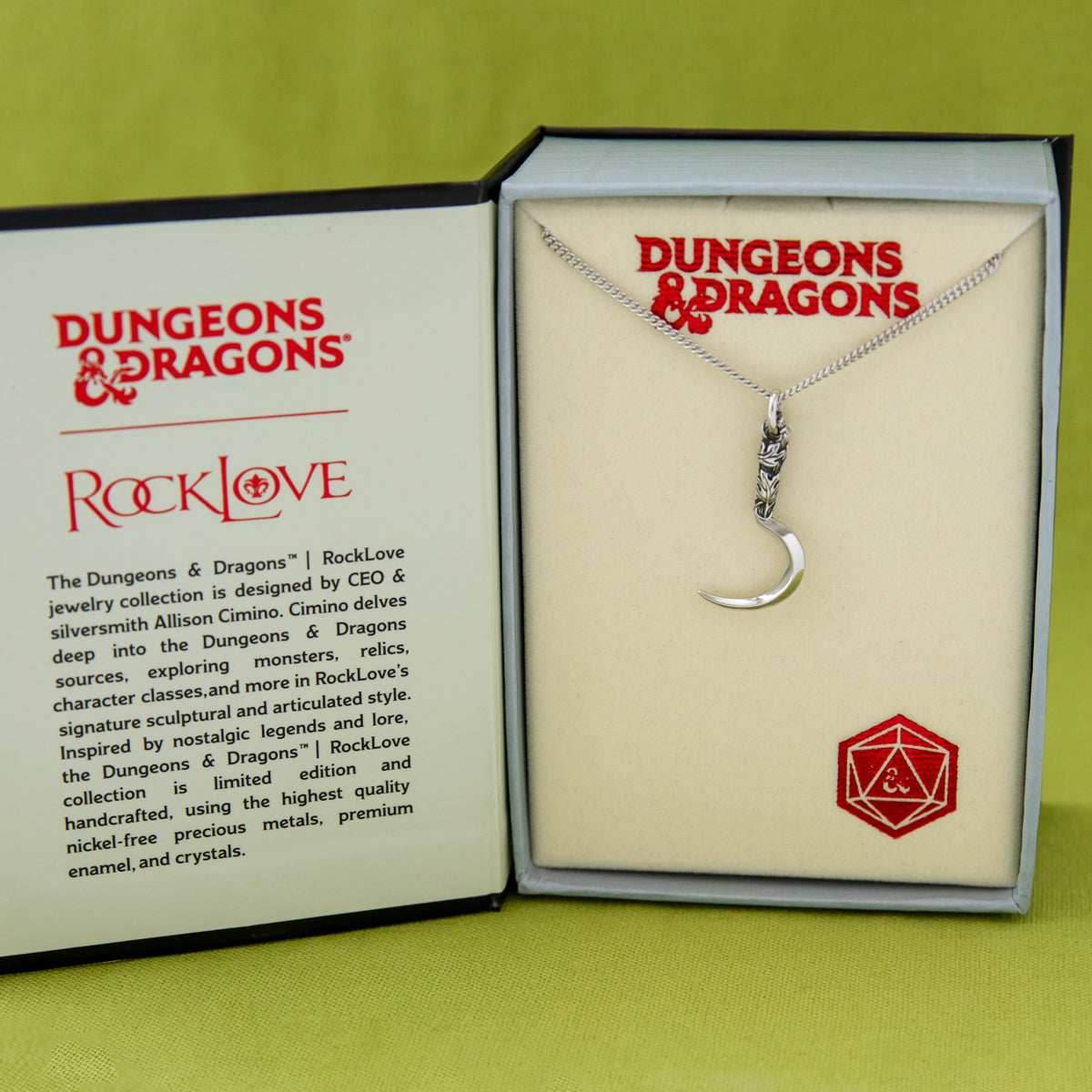 Dungeons and Dragons X RockLove Druid Boline Knife Necklace - 
