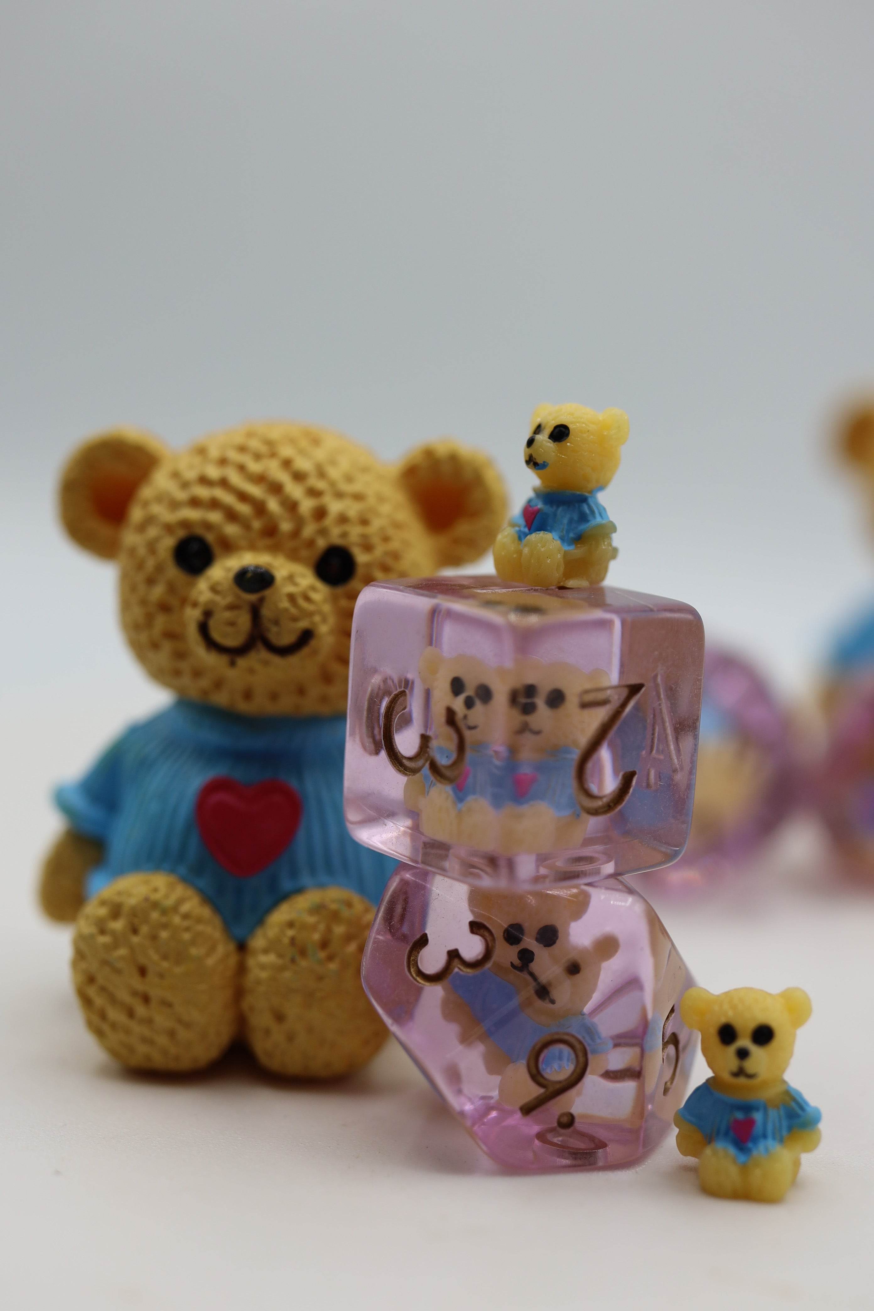 Teddy Bear RPG Dice Set - 