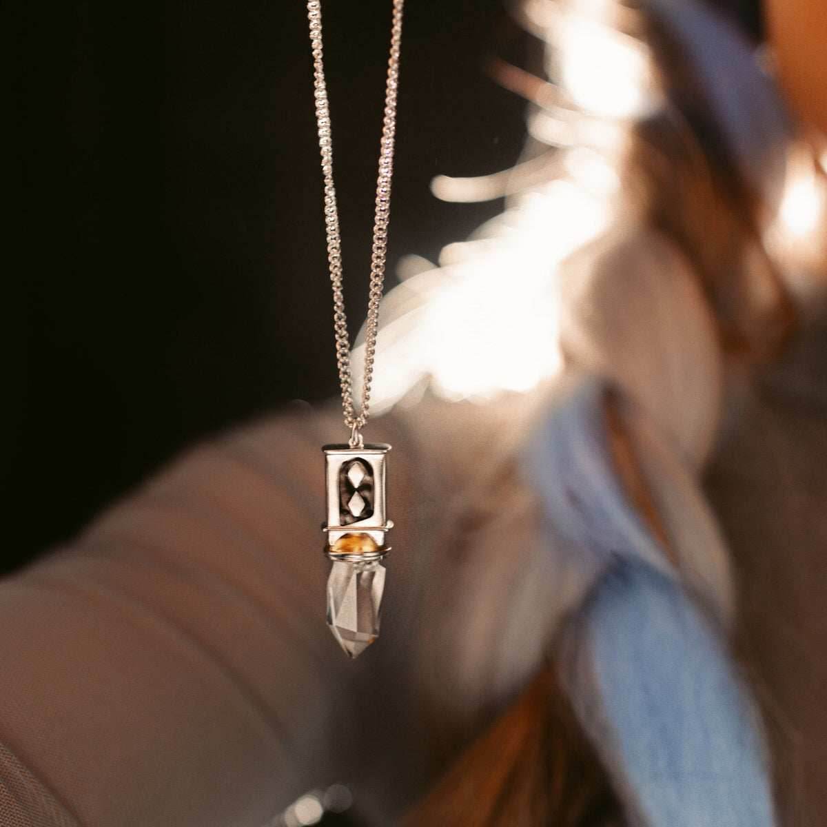 Star Wars X RockLove Ahsoka Tano Kyber Crystal Necklace - 