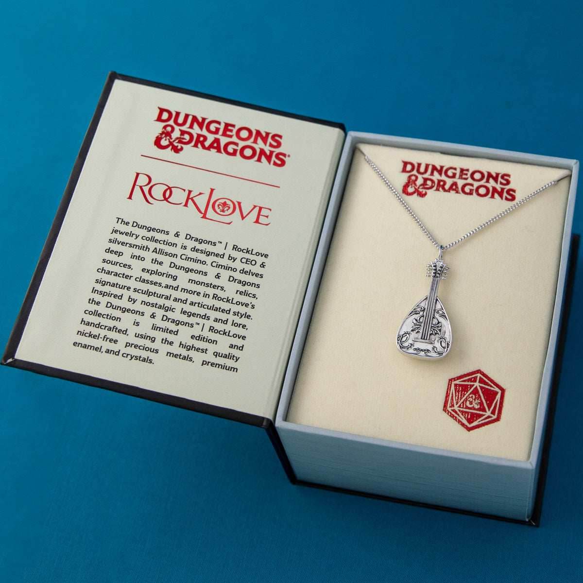 Dungeons and Dragons X RockLove Bard Lute Necklace - 