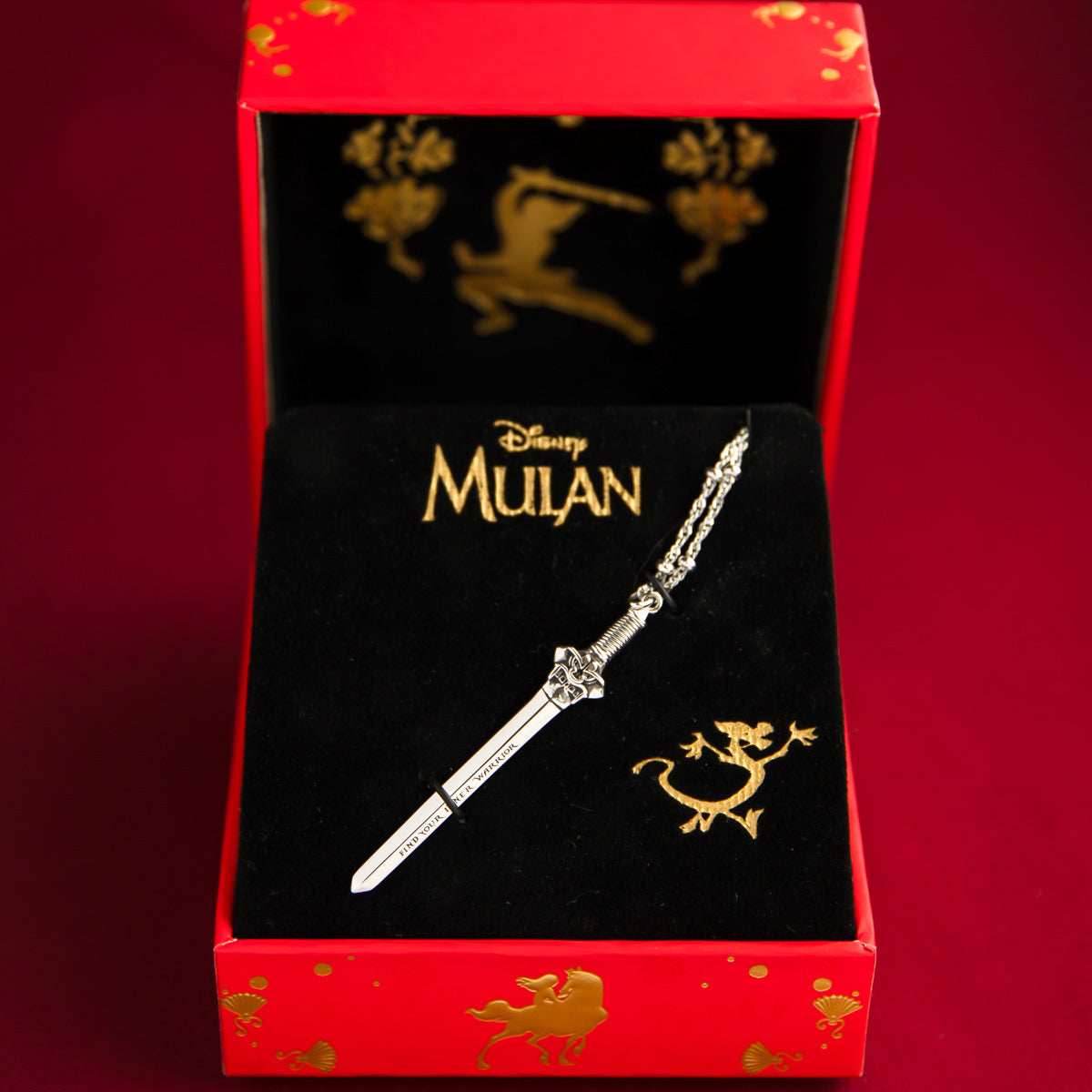 Disney X RockLove MULAN Sword Necklace - 