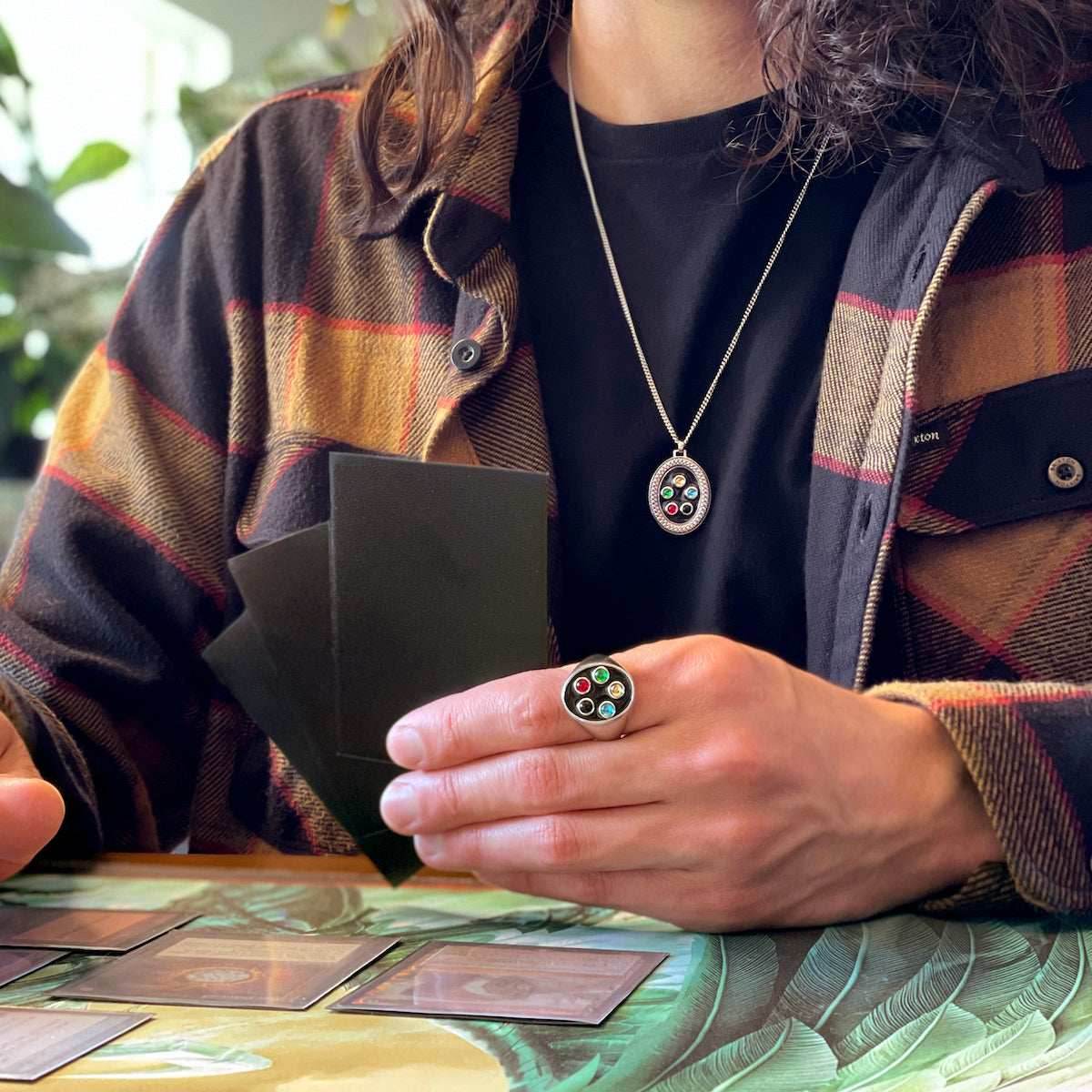 Magic: The Gathering X RockLove Pip Medallion Necklace - 