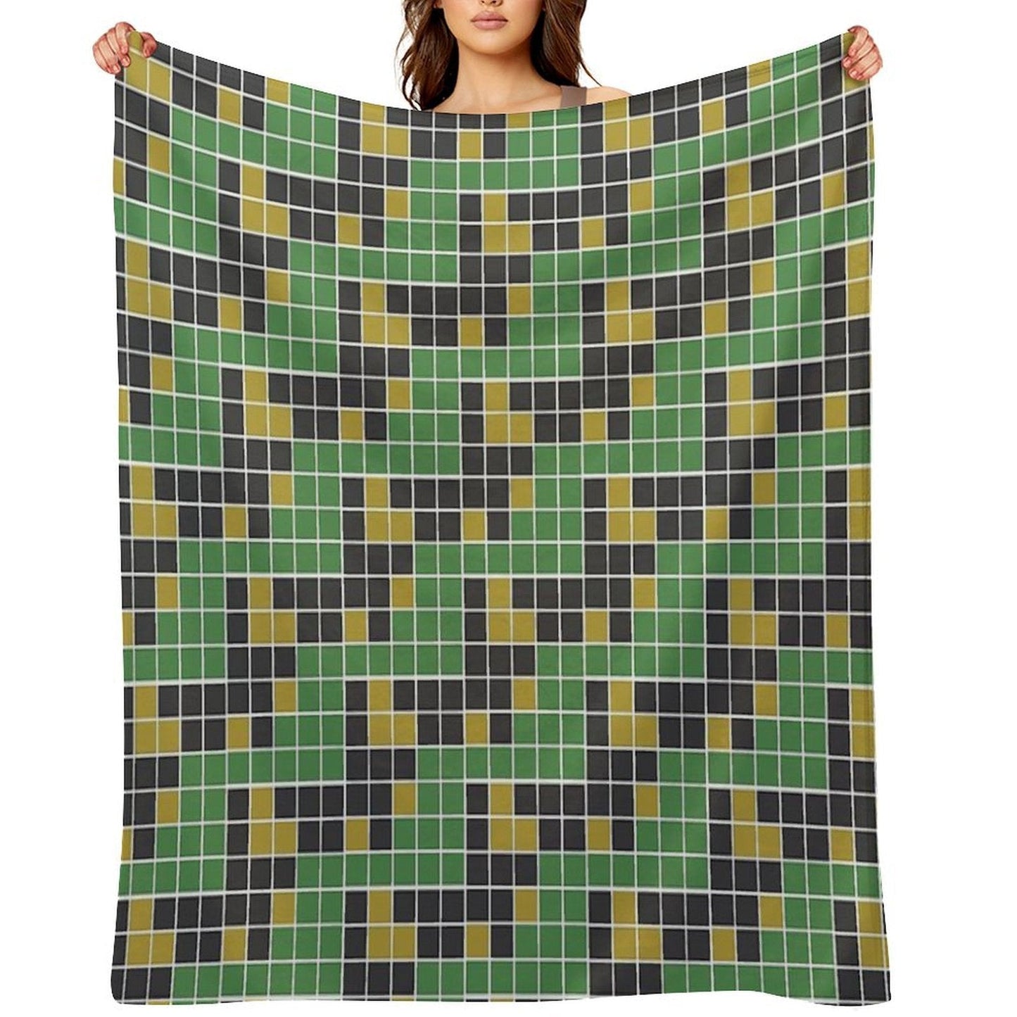 Wordle Grid Throw Blanket