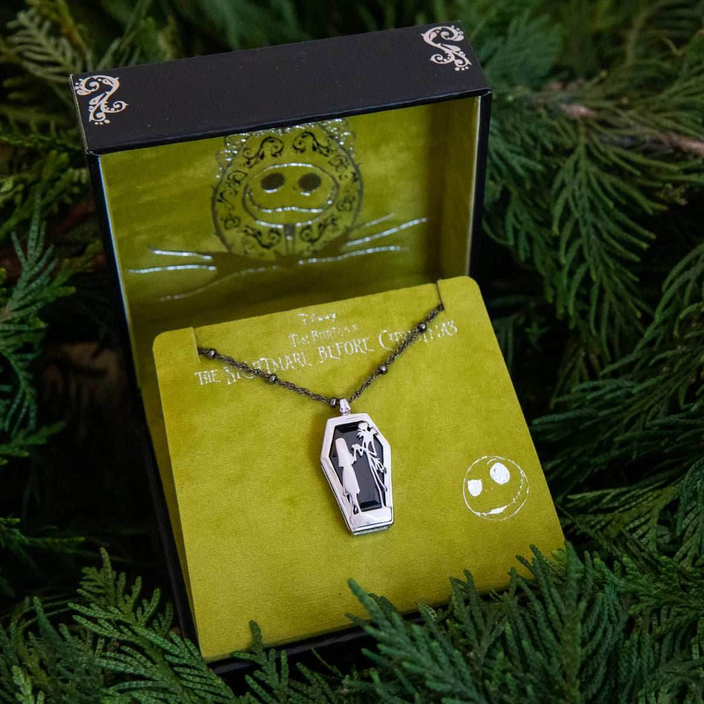 Disney X RockLove THE NIGHTMARE BEFORE CHRISTMAS Jack & Sally Necklace - 