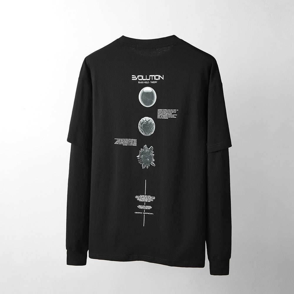 CRO778 Tech Evolution Long Sleeves Tee - White / S