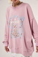 A Wicked Cat Crew - Black / S