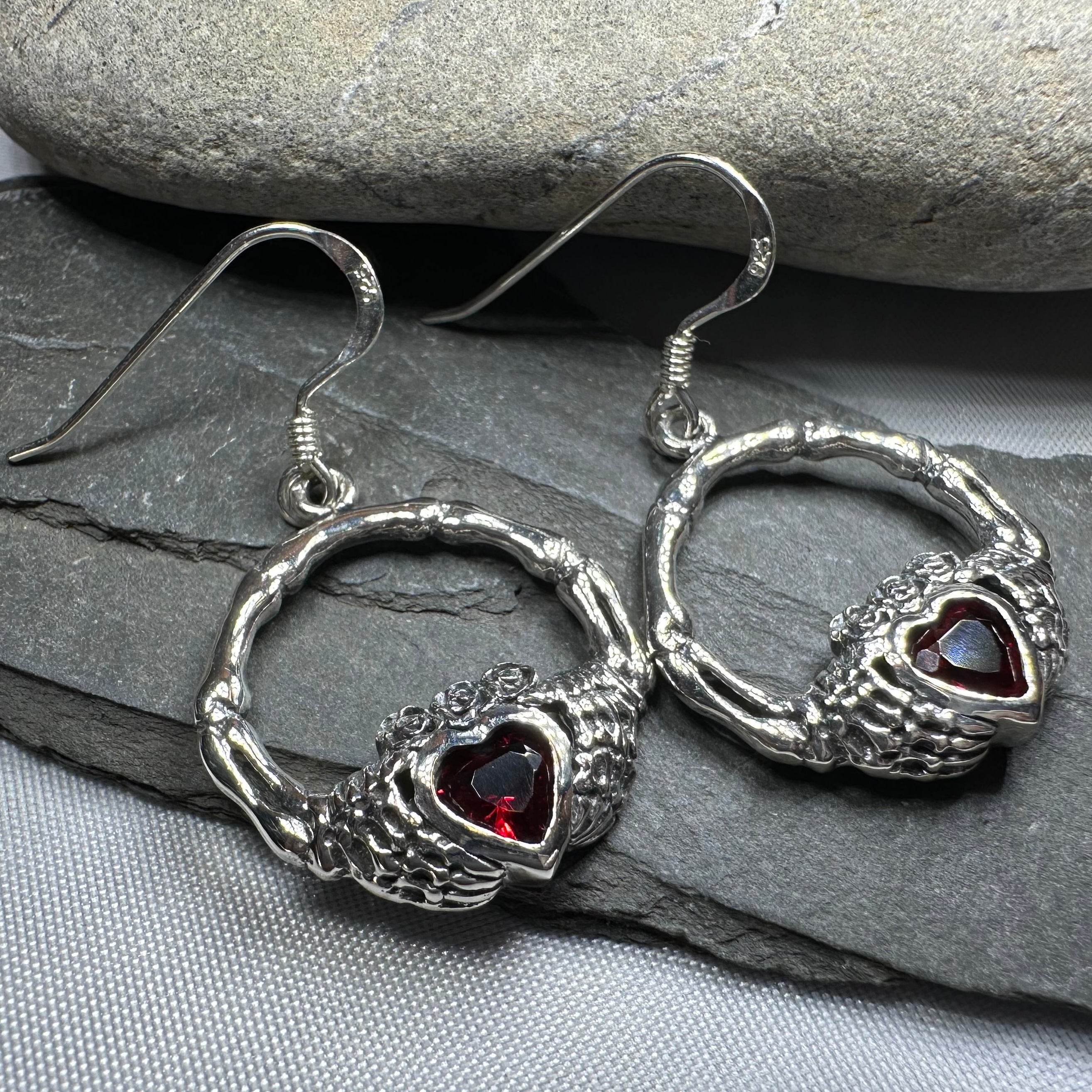 Claddagh Stud Earrings