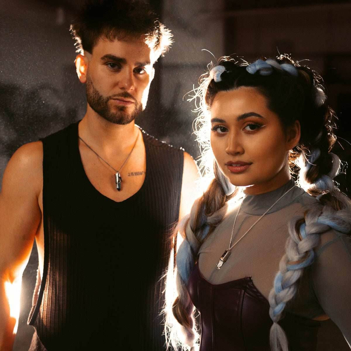 Star Wars X RockLove Ahsoka Tano Kyber Crystal Necklace - 