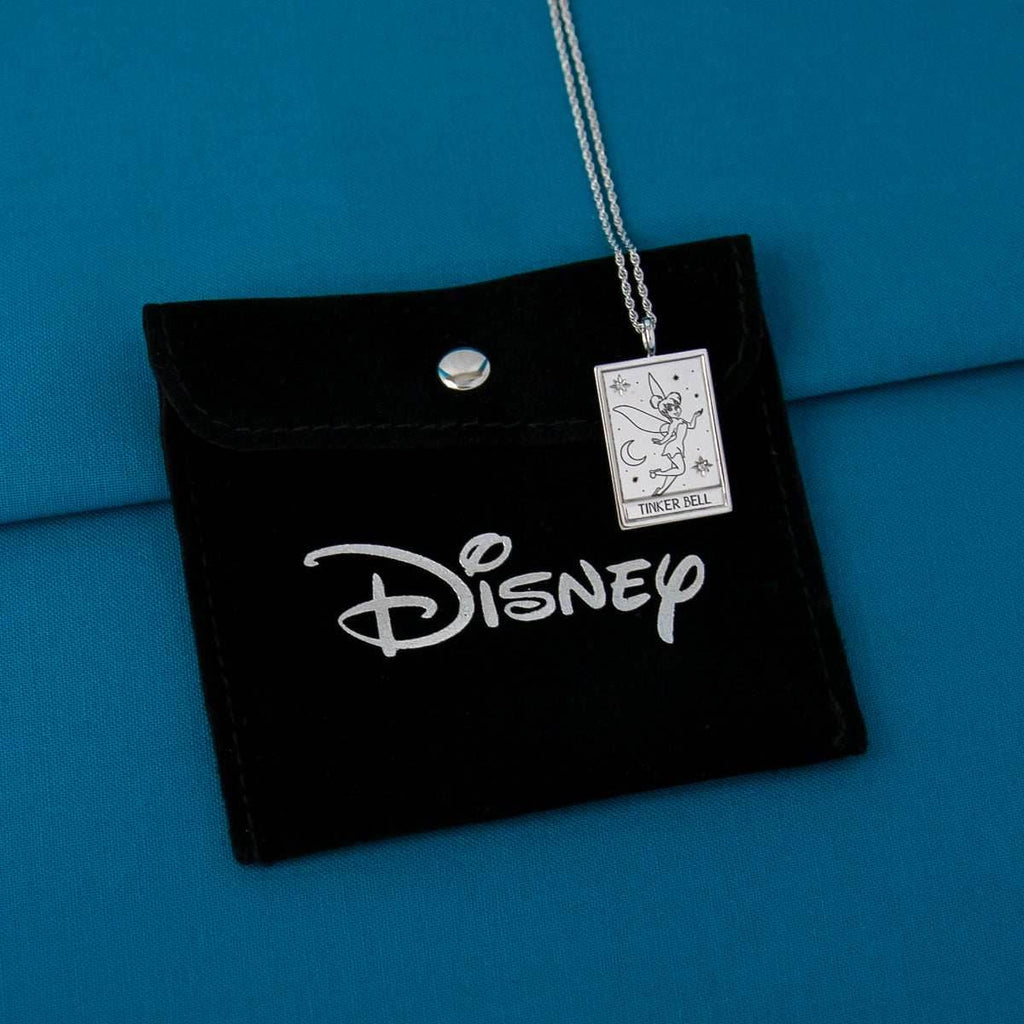 Disney X RockLove PETER PAN Tinker Bell Tablet Necklace - Sterling Silver