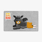 Dragon Corgi Playmat - Standard Playmat / Grey / Plain