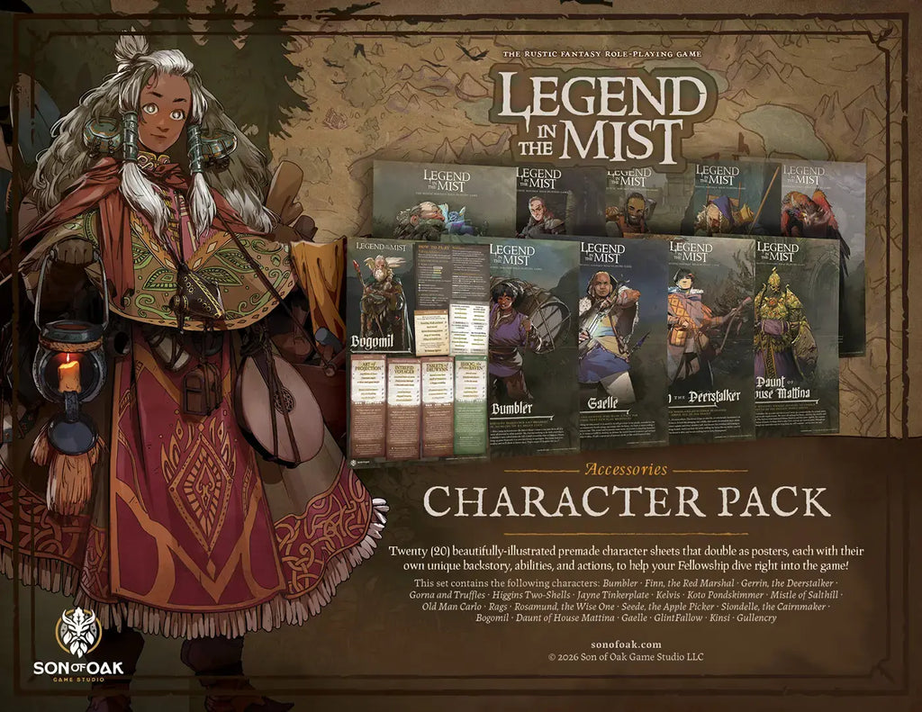 Character Pack (20) - Legend in the Mist