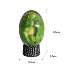 LED Lava Dragon Egg Ornamental Collection Decor Dinosaur Egg Statue Resin Dragon Egg Crystal Minerale Gemstone Reiki Home Decor
