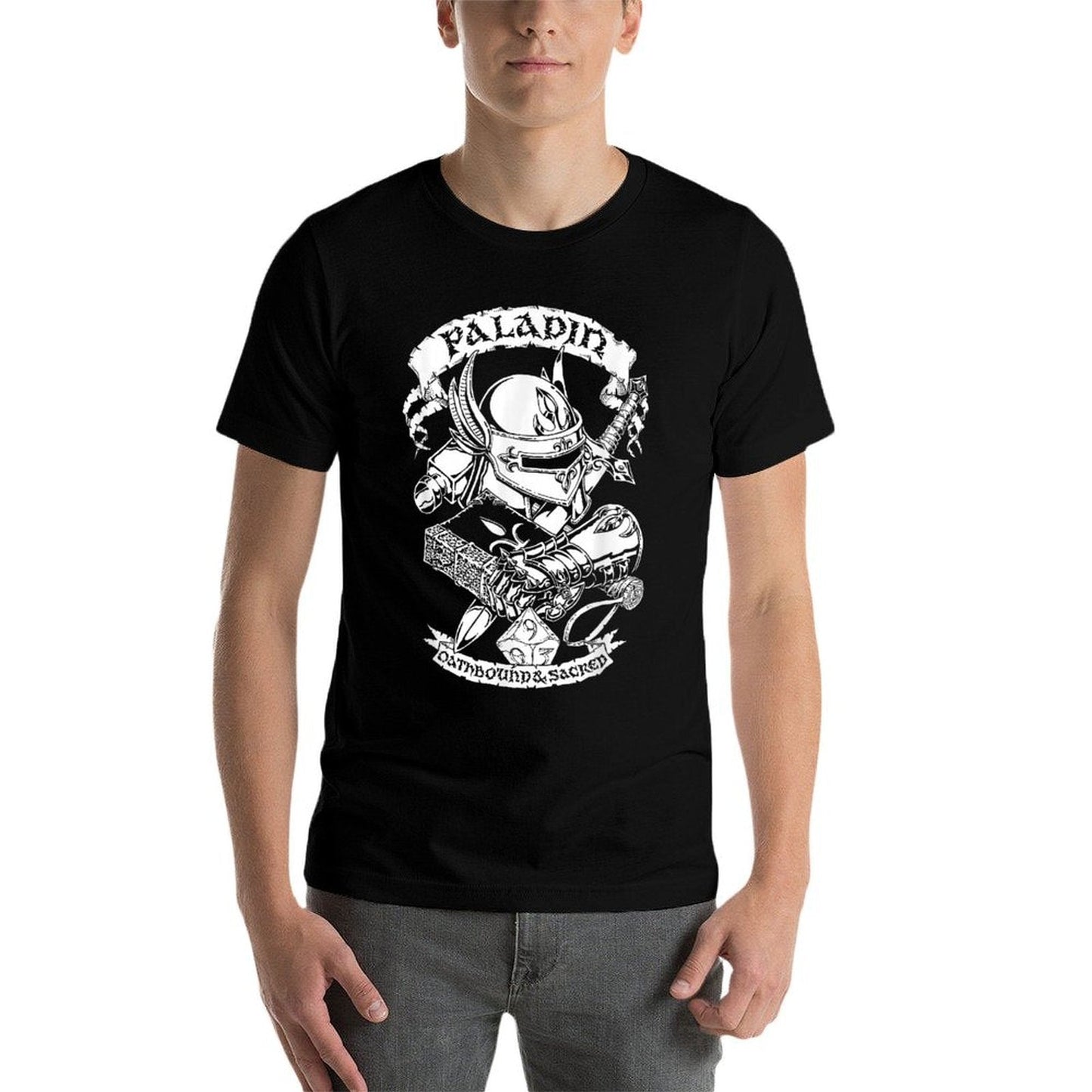 Fantasy RPG - Paladin  Easy-care T-Shirt