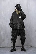 HiP22 Black Industrial Climber Pants - Black / S
