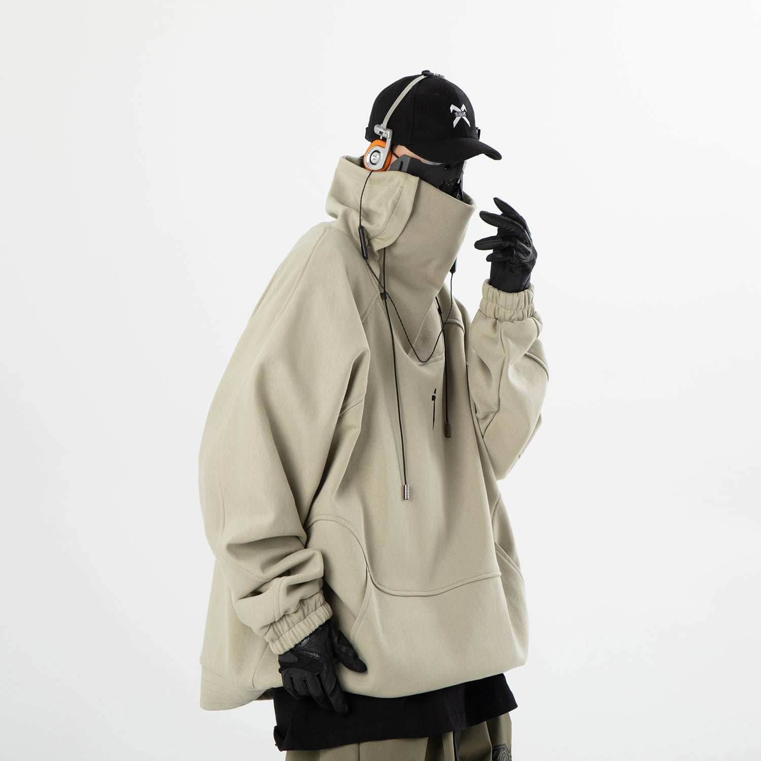HiH49 Precision High Neck Olive Sweater - M