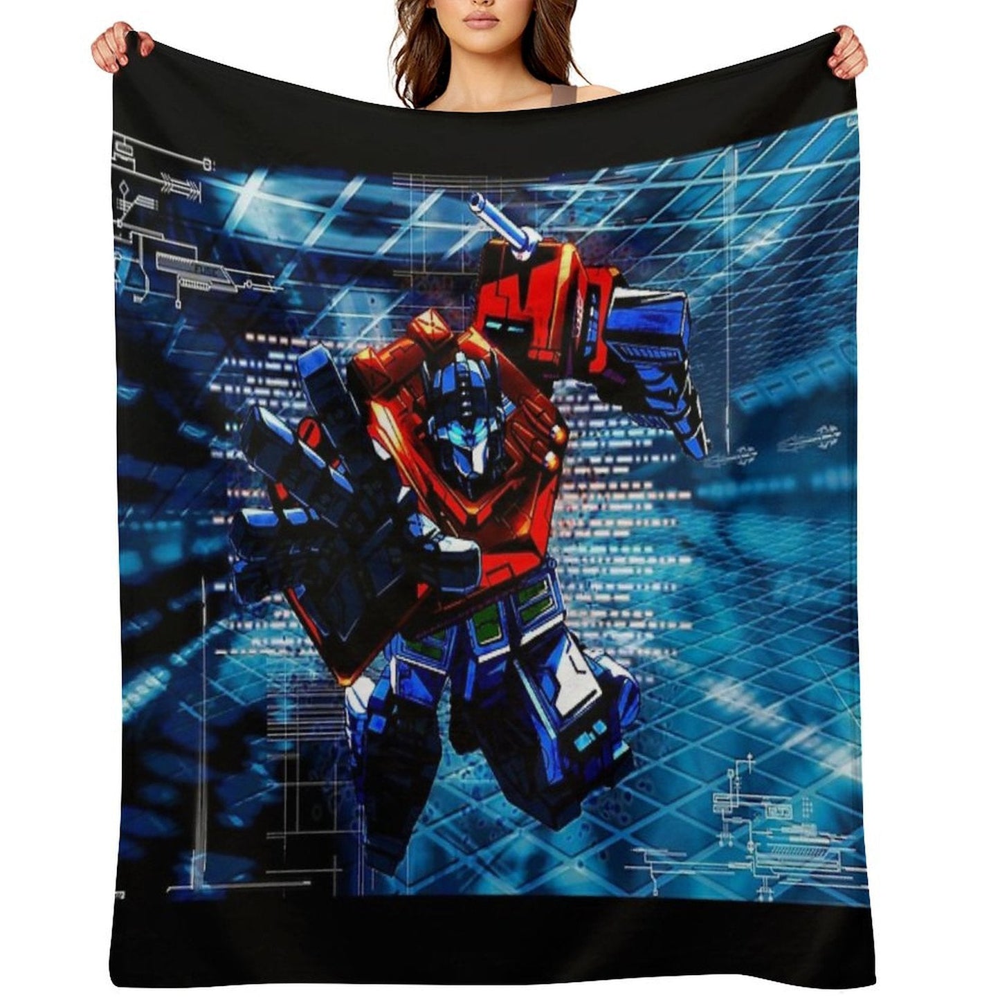 Transformers Optimus Prime Throw Blanket