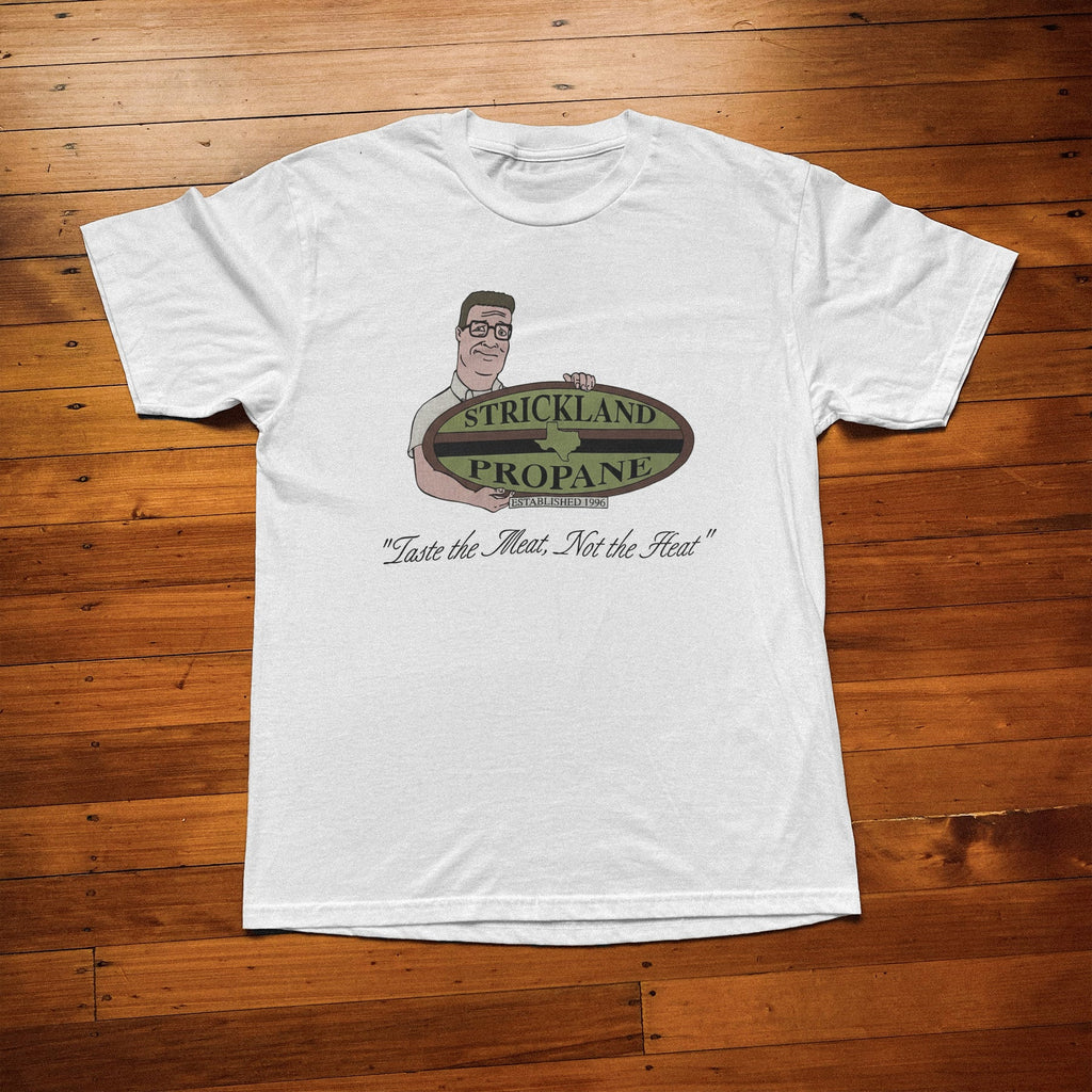 King of The Hill Strickland Propane White T-shirt