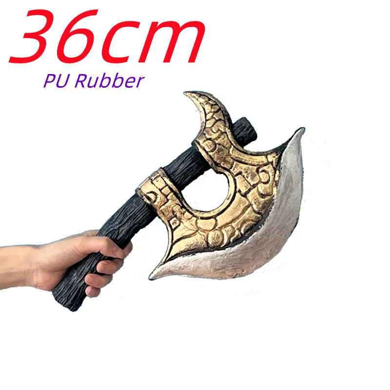 1:1 Battle Beast King Sword Cosplay Chaos Blade War Warrior Weapons Sacrifice Role Prop Skull Knife Carnival Safety PU Model Toy