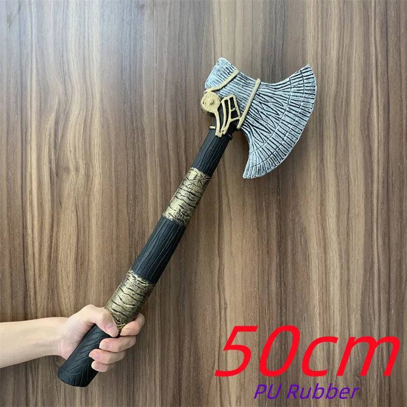 1:1 Battle Beast King Sword Cosplay Chaos Blade War Warrior Weapons Sacrifice Role Prop Skull Knife Carnival Safety PU Model Toy