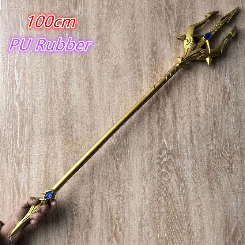 1:1 Cosplay Chinese Dou luo Doula Continent Asura gold Sword Styles Weapon Prop Bloody Sword Cos Halloween Props Gift Toy