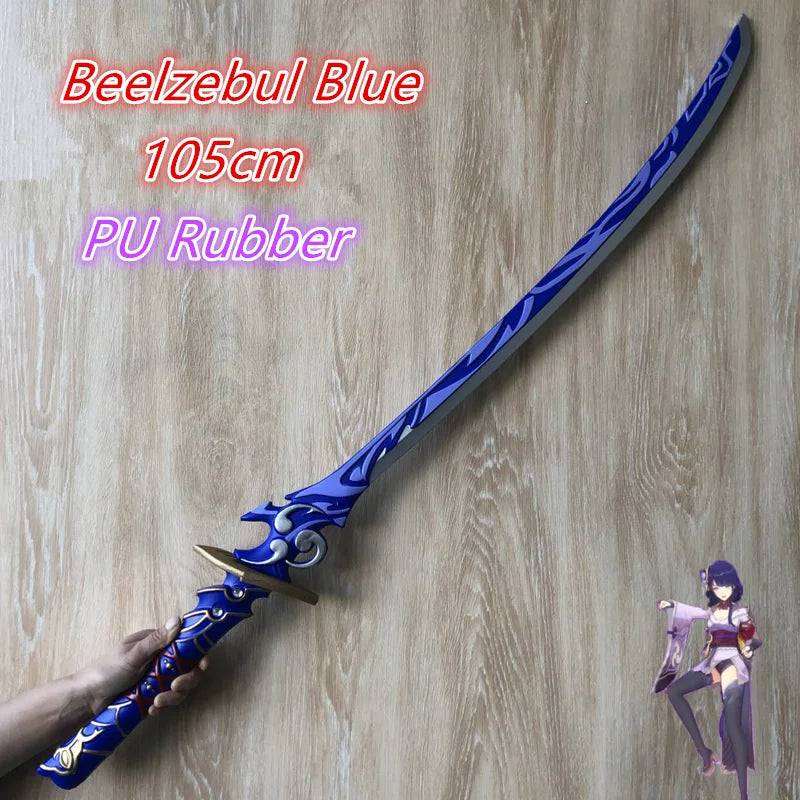 1:1 Cosplay Genshin Impact Sword Freedom Sworn Sword end of wolf Safety PU Model Weapon Mistsplitter Diluc Sword