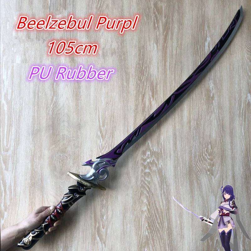 1:1 Cosplay Genshin Impact Sword Freedom Sworn Sword end of wolf Safety PU Model Weapon Mistsplitter Diluc Sword