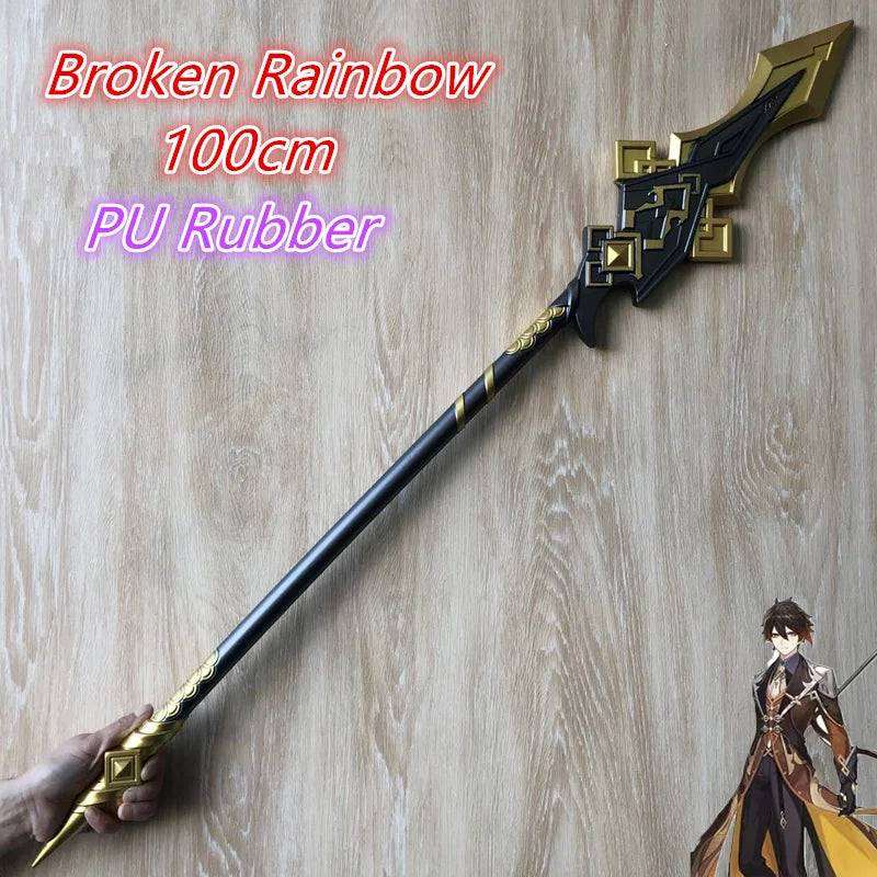 1:1 Cosplay Genshin Impact Sword Freedom Sworn Sword end of wolf Safety PU Model Weapon Mistsplitter Diluc Sword