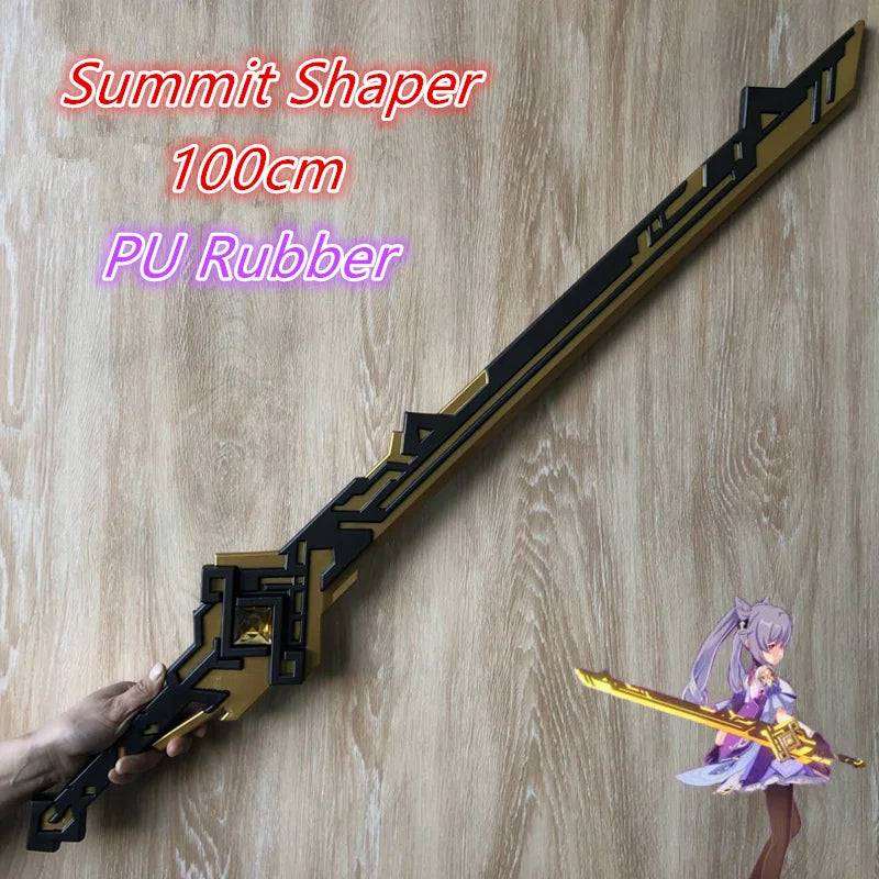 1:1 Cosplay Genshin Impact Sword Freedom Sworn Sword end of wolf Safety PU Model Weapon Mistsplitter Diluc Sword