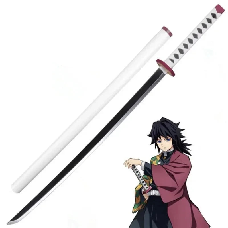 1:1 cosplay  Sword Weapon Agatsuma Zenitsu Sword  Anime Ninja Knife PU toy 104cm