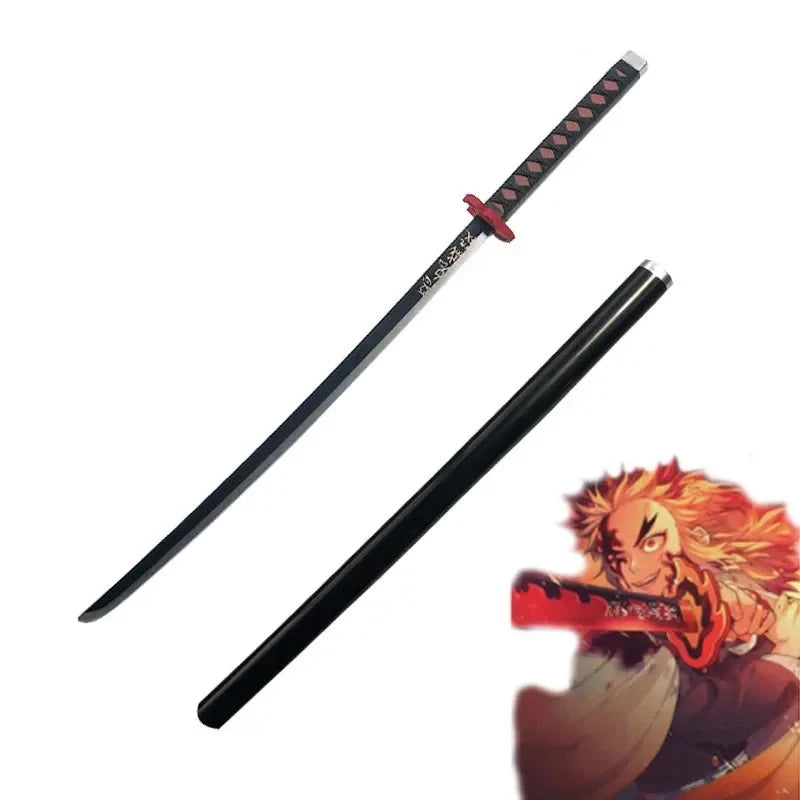 1:1 cosplay  Sword Weapon Agatsuma Zenitsu Sword  Anime Ninja Knife PU toy 104cm