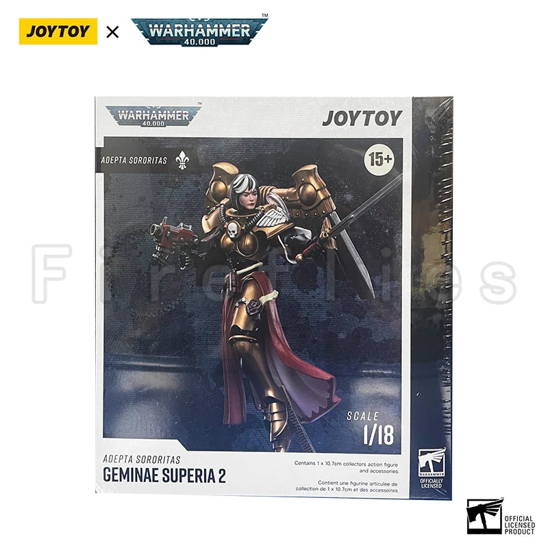 1/18 JOYTOY Action Figure (3PCS/SET) 40K Battle Sisters The Living Saint Anime Model