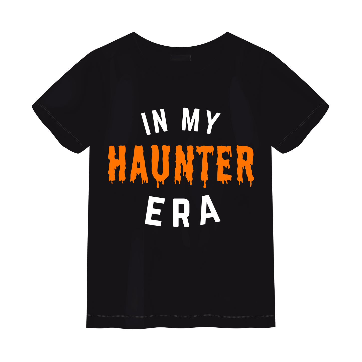In My Haunter Era Tee (Curved) - Small / Orange