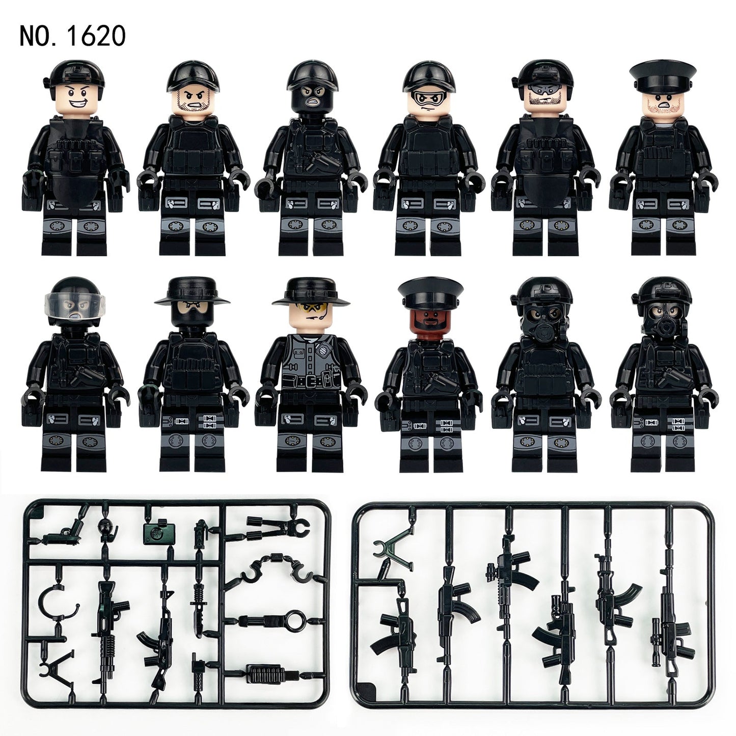 Valor Guard SWAT - Assault Team - 12 Man Team - Mil-Blox