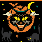 Vintage Black Cat Crew Socks - 