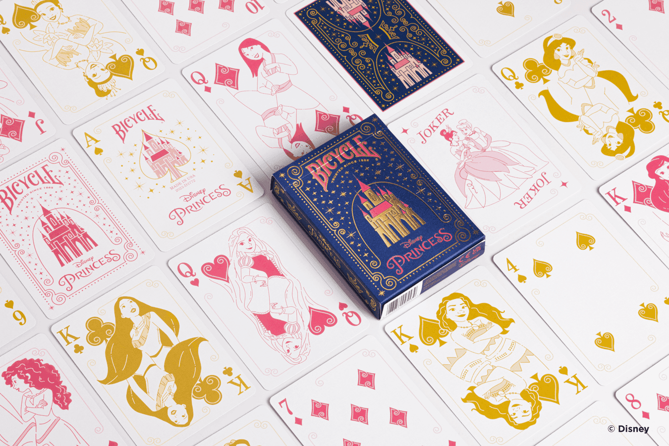 Bicycle Playing Cards: Disney Princess - Navy