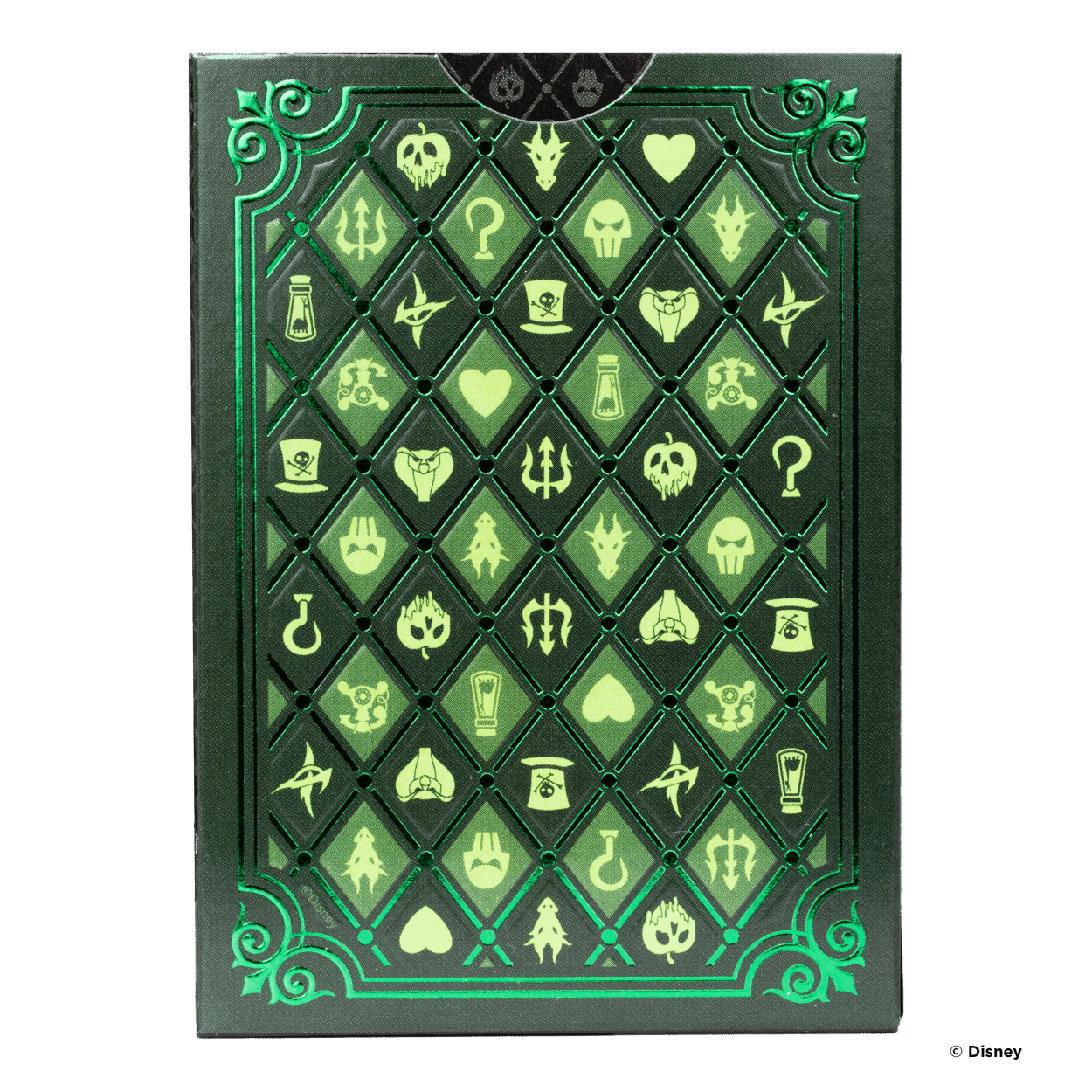 Disney Villains Inspired Playing Cards by Bicycle- Green - 